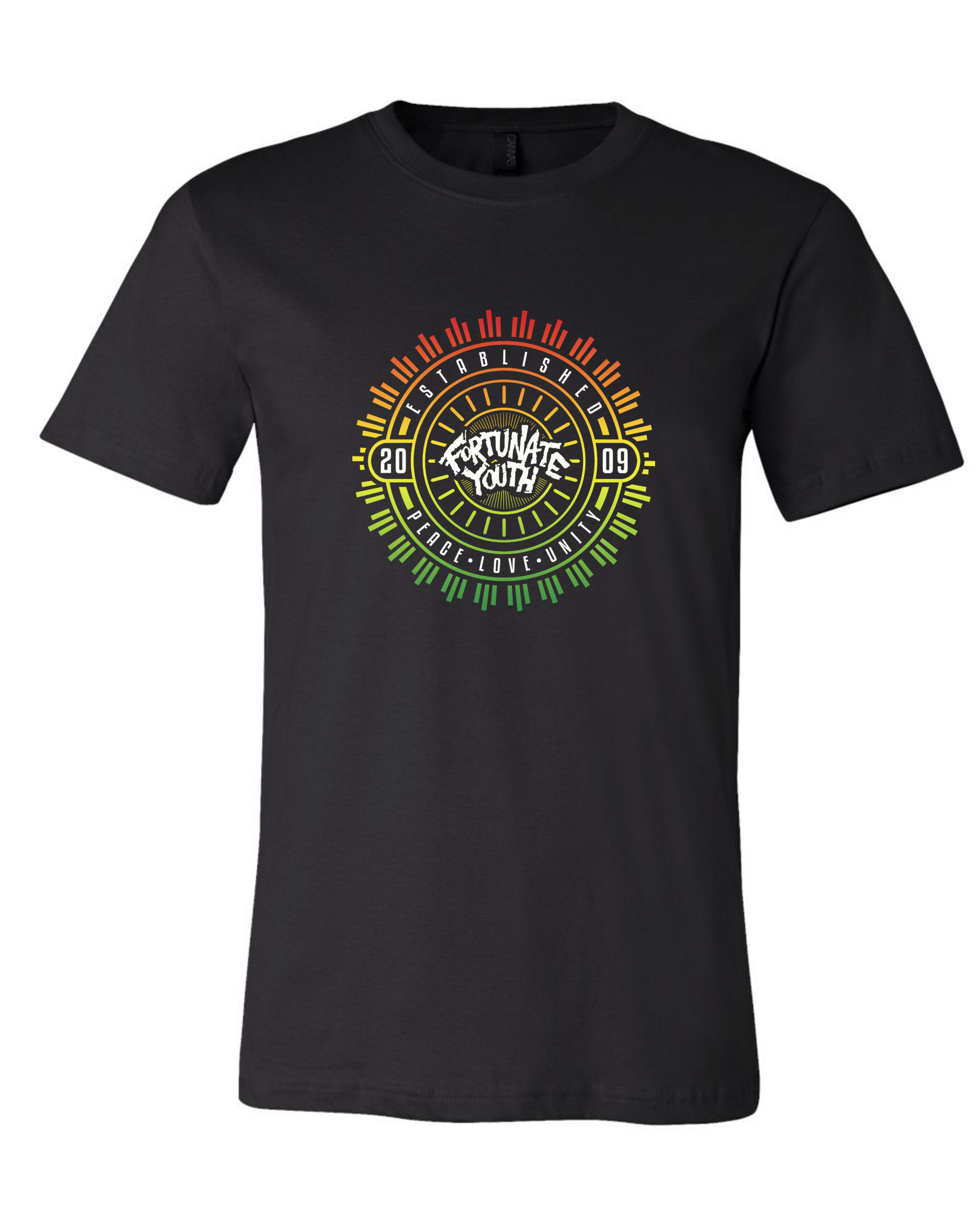 FORTUNATE YOUTH MONOGRAM BLACK RASTA FADE