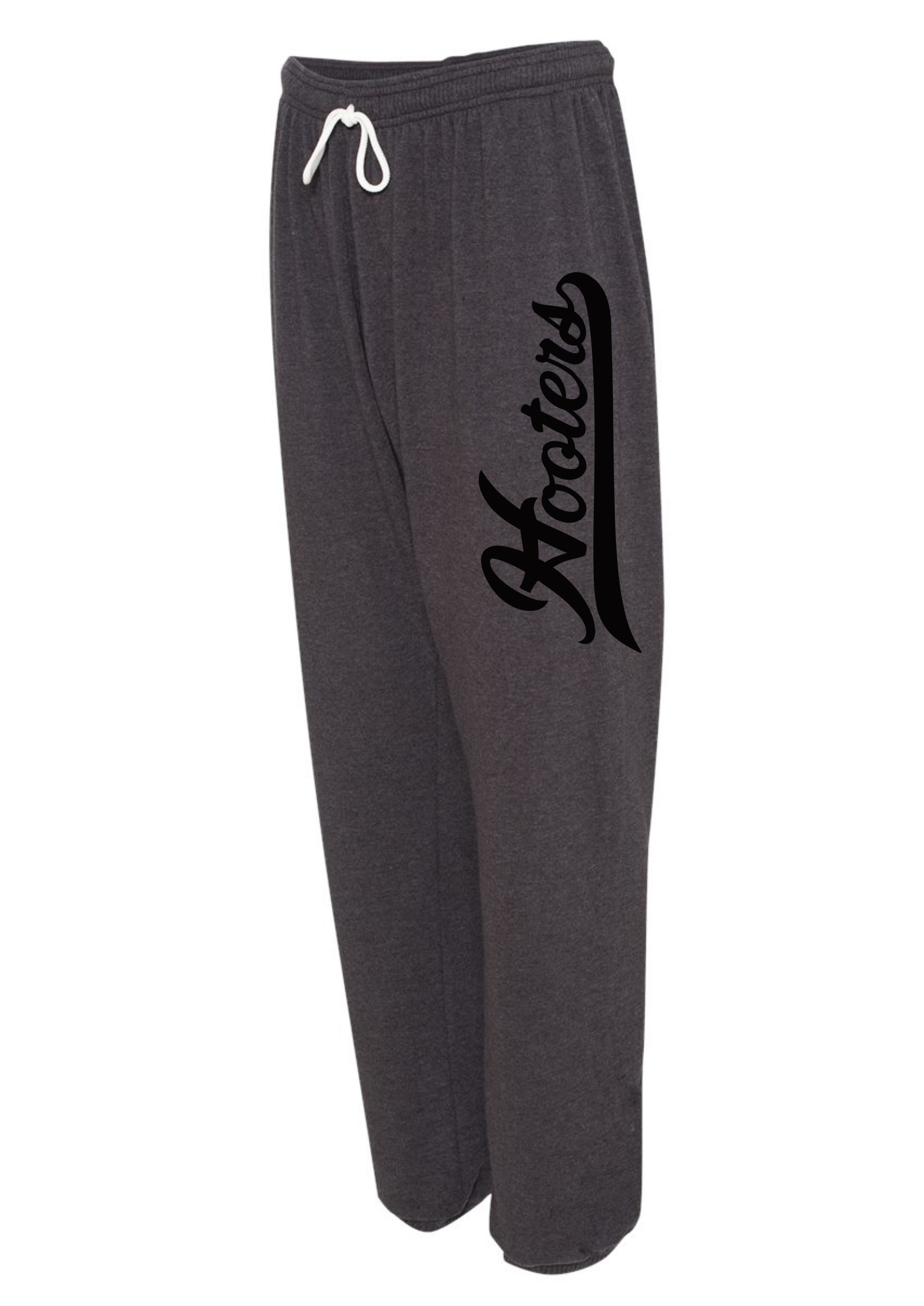 HOOTERS CURSIVE MENS SWEATS BLACK