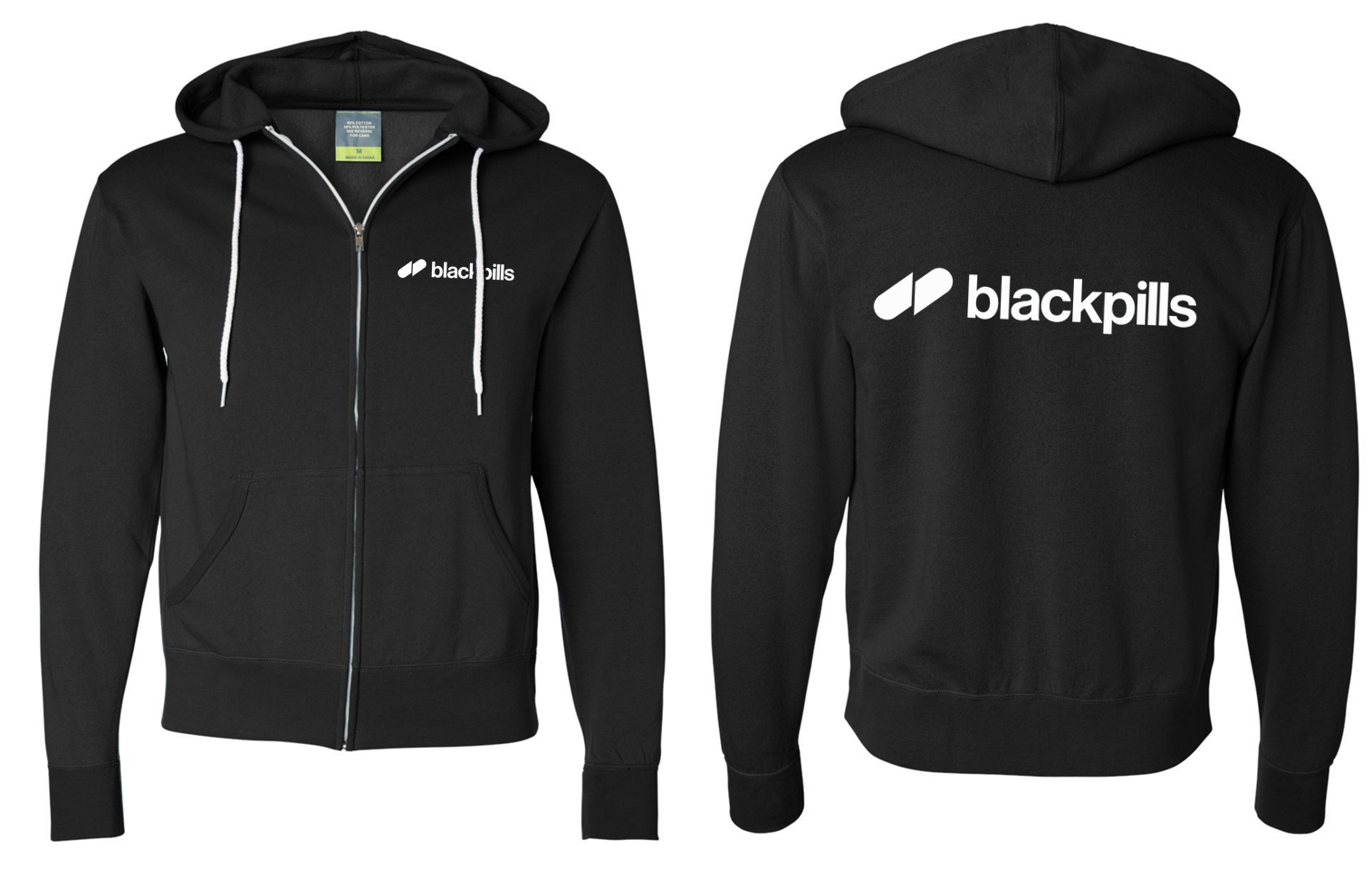 BLACKPILLS BLACK HOODIE